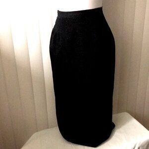 Women’s VINTAGE DELICIA Semi-Formal Black Max Pencil Skirt Sz 6 MADE IN USA
